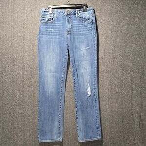 DRIFTWOOD High Rise AUDREY Straight Leg Jeans Women's 31 X 30 Western Boho